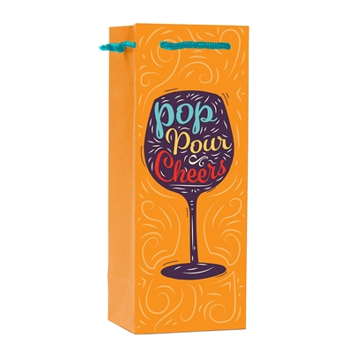 Wine Bag, Pop Pour Cheers