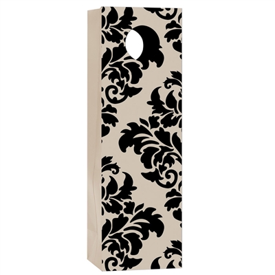 Uptown Bottle Tote, Damask