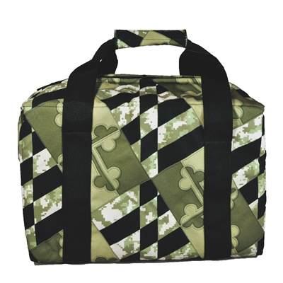 Maryland Flag Cooler Tote, Camo, Large