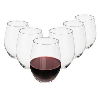 Perfect Stemware, Stemless Wine Glass Set of 6
