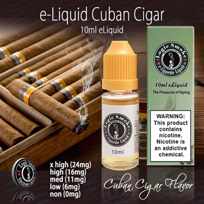 10ml Cuban Cigar Vape Juice from LogicSmoke