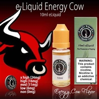 Logic Smoke 10ml Energy Cow Vape Juice - Enjoy the flavor of your favorite energy drink with your nicotine fix. A happy vaping experience awaits!