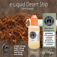 Desert ship vape juice in a 30ml bottle