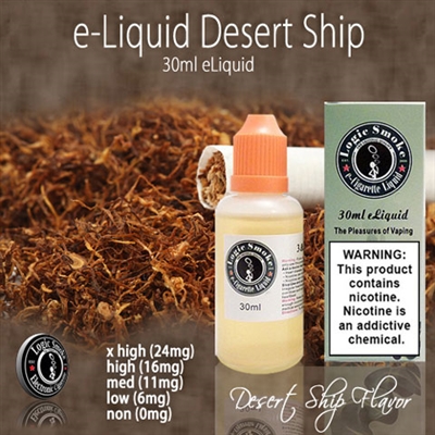 Desert ship vape juice in a 30ml bottle