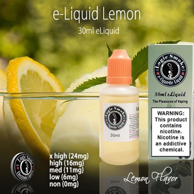 Lemon Flavor Vape Liquid - Zesty and refreshing with an authentic lemon taste