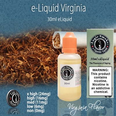 LogicSmoke Virginia Flavor E Liquid - Classic Tobacco Elegance