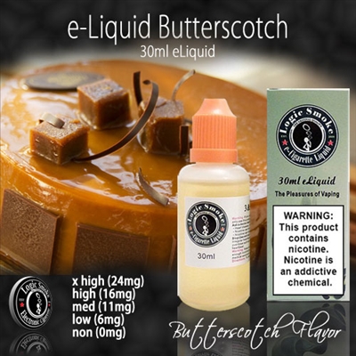 30ml Butterscotch e Liquid Juice from LogicSmoke