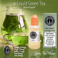 Green Tea Flavor Vape Liquid - Pleasing and relaxing essence for a soothing vaping experience