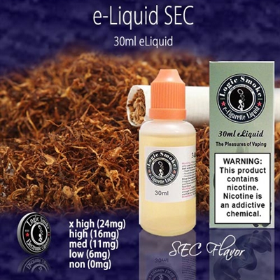 SEC Flavor Vape Liquid Bottle - Light Tobacco Blend | By Logic Smoke