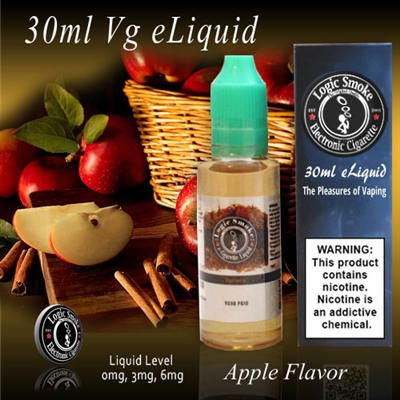 VG Apple E-Liquid Bottle: Burst of Apple Flavor