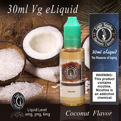 A tropical Coconut vape juice.