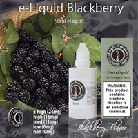 Logic Smoke Blackberry Vape Juice (Nicotine-Free) in a 50ml bottle