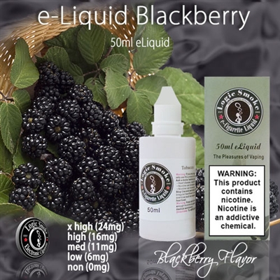 Logic Smoke Blackberry Vape Juice (Nicotine-Free) in a 50ml bottle