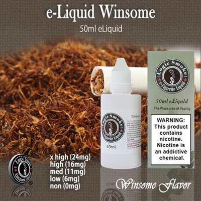 Full flavored Tobacco cigarette vape juice.