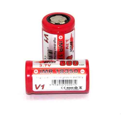 Efest IMR 18350 800mah 3.7V Battery with Flat Top