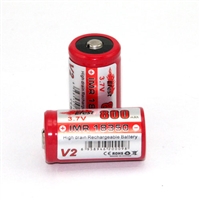 Efest IMR 18350 800mah 3.7V battery with Button top