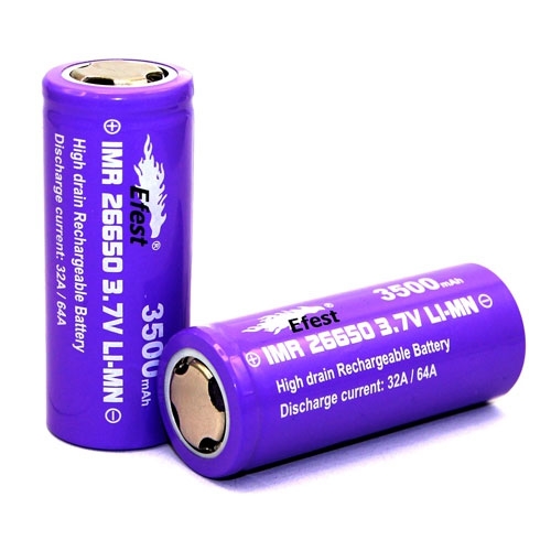 Efest Box Mod Battery IMR 26650 3500mah 3.7V Flat Top | Efest 26650 3500mAh  Flat Top Battery