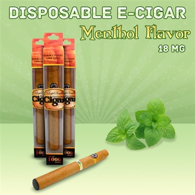 Menthol Flavor Disposable Electronic Cigar