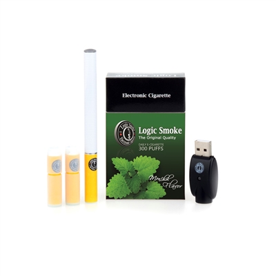 Logic Smoke Premium Soft Tip Menthol e Cigarette Kit - Cigarette-Like Vaping Experience