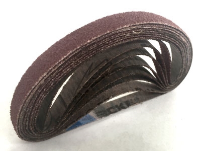 3/8" x 13" Sanding Belts AO Closed Coat 36 grit
