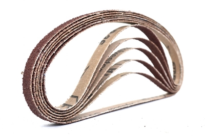 1/2" x 24" Sanding Belts AO Closed Coat 36 grit
