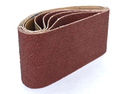 2-1/2" x 14" Sanding Belts AO Closed Coat 24 grit