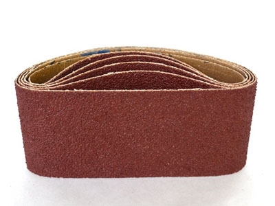 2-1/2" x 14" Sanding Belts AO Closed Coat 60 grit
