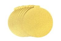 6" x NH Sanding Discs Adhesive Gold Paper 100 grit