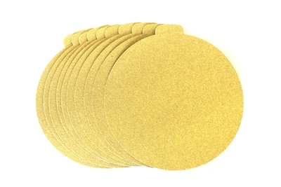 6" x NH Sanding Discs Adhesive Gold Paper 100 grit
