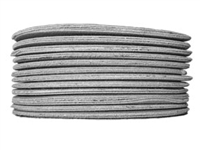 5" x NH Sanding Discs Hook and Loop 747 Film 280 grit