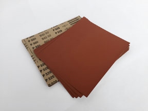 9" x 11" Paper Sheets Aluminum Oxide 320 grit