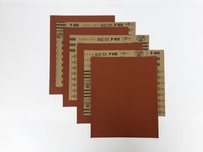 9" x 11" Paper Sheets Aluminum Oxide 400 grit