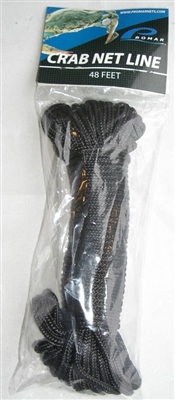 PROMAR 48' BLACK NYLON CRAB NET LINE #NE-48B