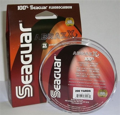 SEAGUAR ABRAZX 100% FLUOROCARBON- 200YDS