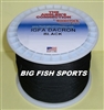 130LB-600YD WOODSTOCK BLACK DACRON BRAIDED FISHING LINE #600/130B