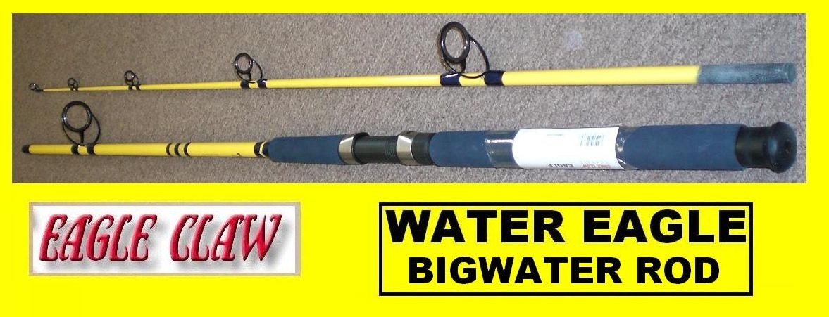 10' EAGLE CLAW WATER EAGLE SPINNING ROD #WE200-10