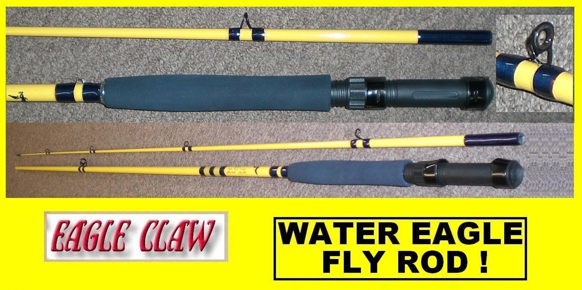 8'-6 EAGLE CLAW WATER EAGLE FLY ROD #WE300-8'6