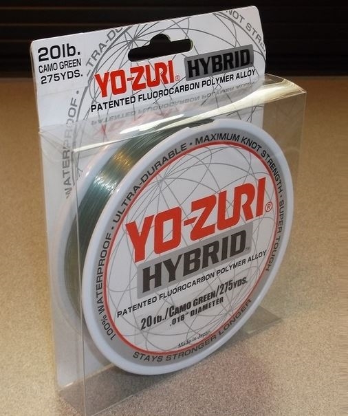 20LB-275YD GREEN YO-ZURI HYBRID Fluorocarbon Fishing Line