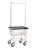 R&B 100E58 Stardard Laundry Cart w/Double Pole Rack