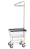 R&B 100E91 Stardard Laundry Cart w/Single Pole Rack