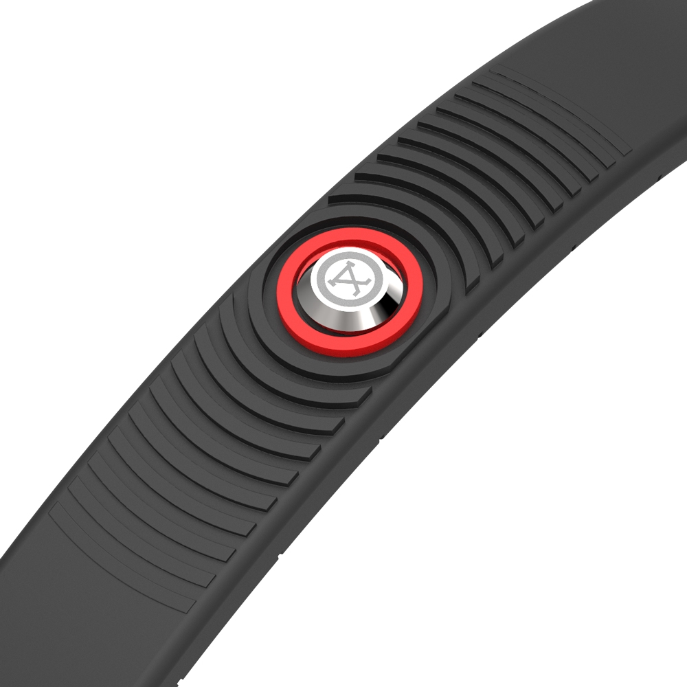 Shop Black and Red Proexl 18K Energy Magnetic Sports Bracelet