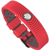 ProExl 18K Sports Magnetic Bracelet - Waterproof - Breathable Strap - Power & Energy - Red Gunmetal Gray