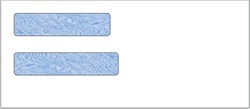 #10 Double Window Tinted Security Envelope