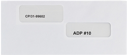 #10 ADP Tinted Secure Check Envelope