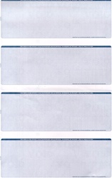 Blue Value Single-Color Legal Business Checks - 4 Checks per Page (1 Box - 1,000 Checks)