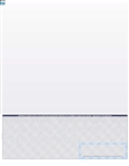 Blue Bottom Check Stock Thermochromic Ink