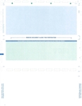 Pressure Seal Z-Fold Check Paper 8.5 X 11  (1 Box - 1,000 Checks)