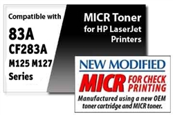 HP LaserJet M201dw, M125, M127fn, M127fw MFP MICR Toner - CF283A