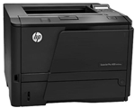 HP LaserJet M401DNE Network Laser Printer w/ Advantage Premium MICR Toner