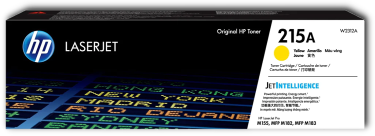 Find Genuine HP LaserJet Pro Color Printer M155a / M155nw / MFP M182 /  M182nw / MFP M183 / M183fw Yellow Toner Cartridge W2312A - Advantage Laser